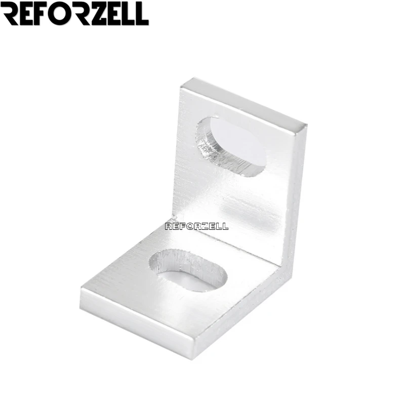 

Wholesale Smooth single Universal L corner bracket for V-slot/T-slot extrusions with Free shipping