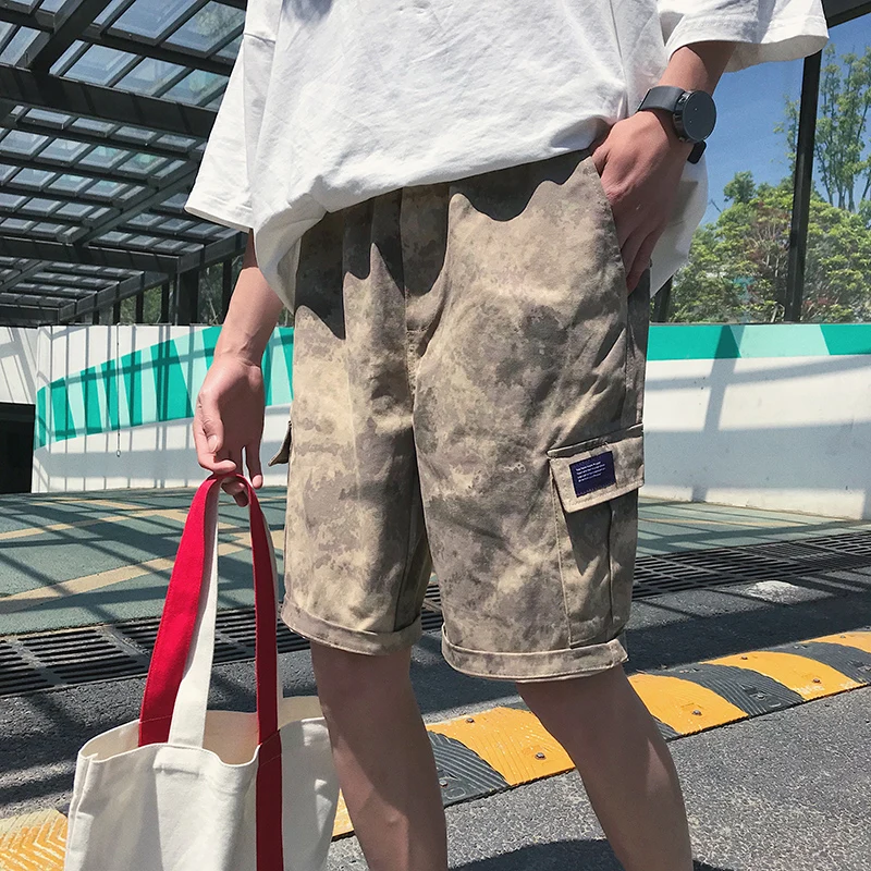 

men's army shorts loose camouflage mens cargo shorts summer youth casual shorts masculino