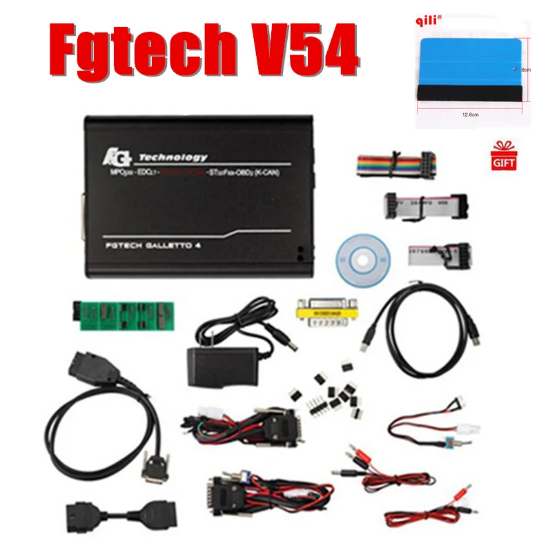 Лучшая цена Fgtech Galetto V54 0475 мастер ECU чип тюнинговый инструмент FG Tech v54 BDM TriCore OBD