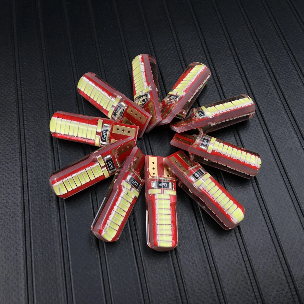 T10 24SMD 4014 светодиодный автомобильный мини Canbus габаритные огни номерного знака