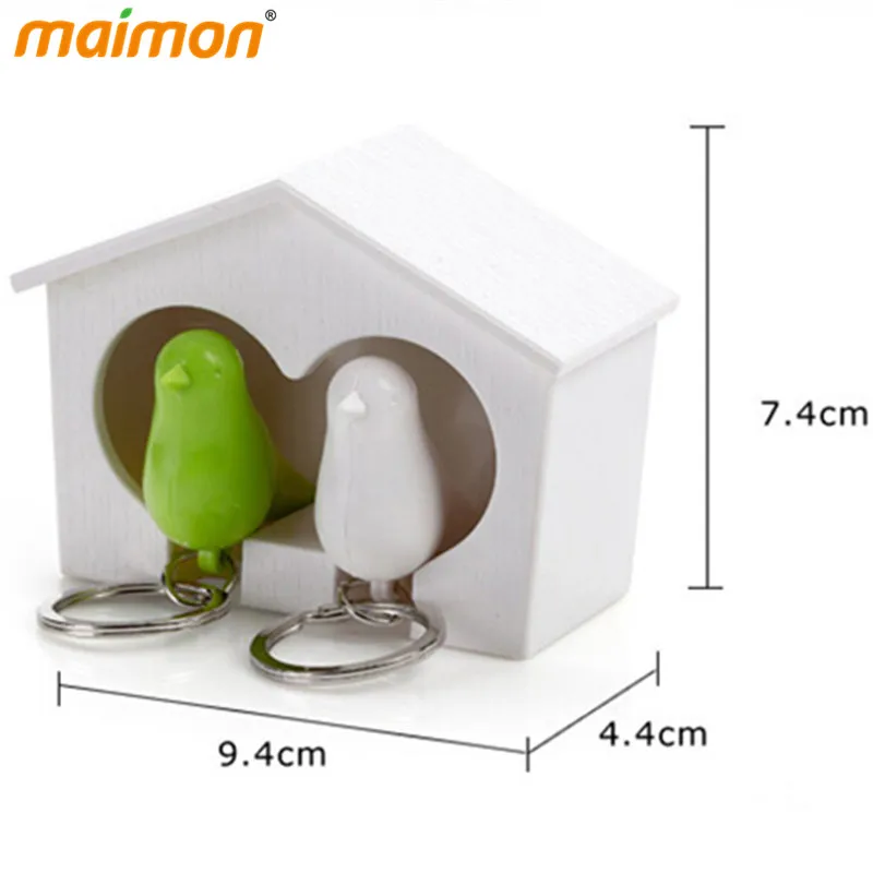 Декоративный Воробей гнездо дизайн настенный держатель для ключей ящик хранения