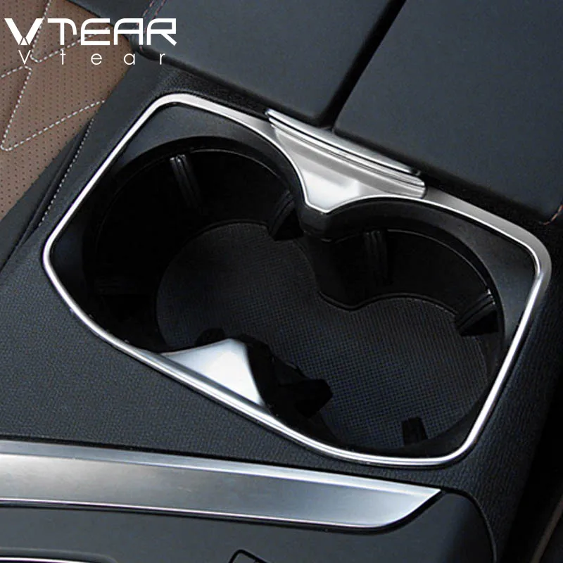 Vtear для peugeot пежо 3008/GT 5008/GT интерьерные хромированные аксессуары подстаканник