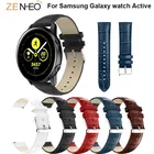 Ремешок для часов с крокодиловым узором для Huami Amazift Bip, браслет для Samsung Galaxy watch Active, мужской и женский браслет, 20 мм