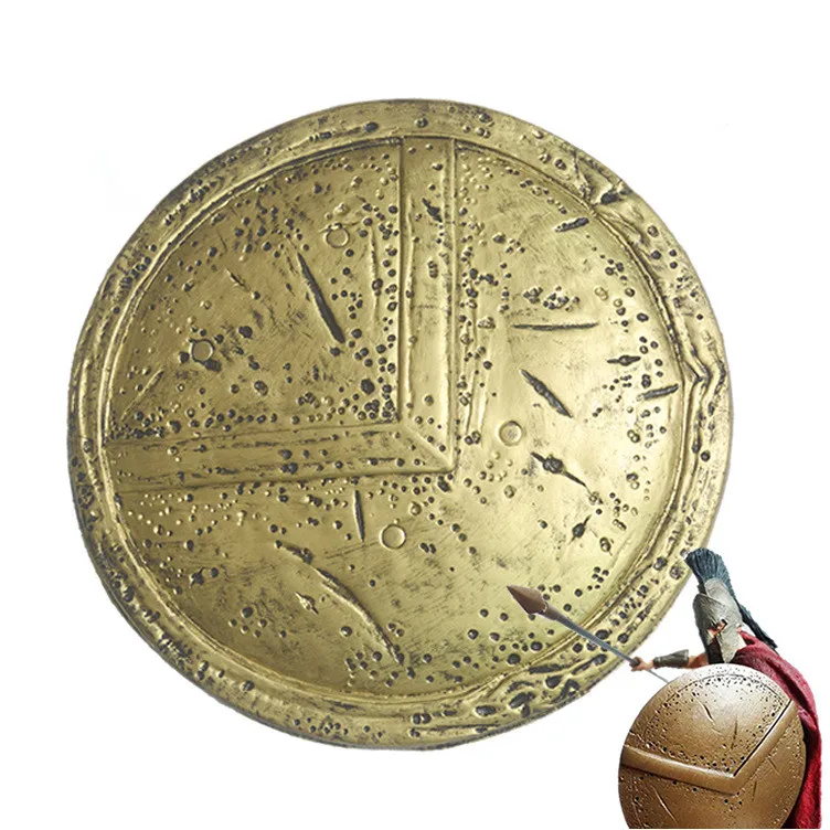 Спартанский Косплей щит резиновый 47 см оружие для косплея на Хэллоуин Принцесса