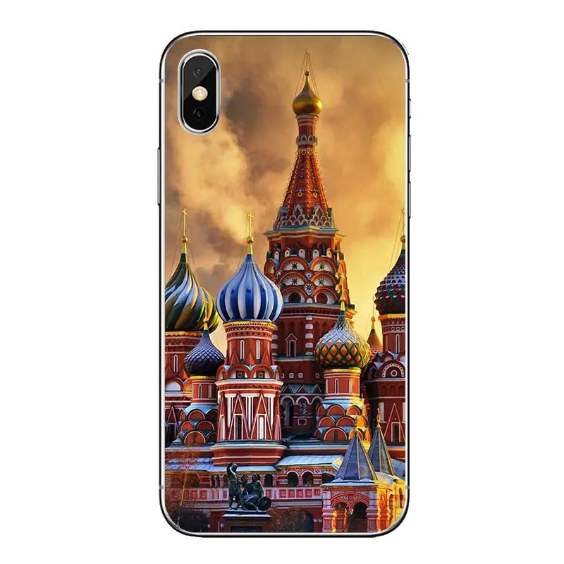 Soft Transparent Shell Covers City hdr Moscow Russia Kremlin For Motorola Moto X4 E4 E5 G5 G5S G6 Z Z3 G3 C Play Plus |