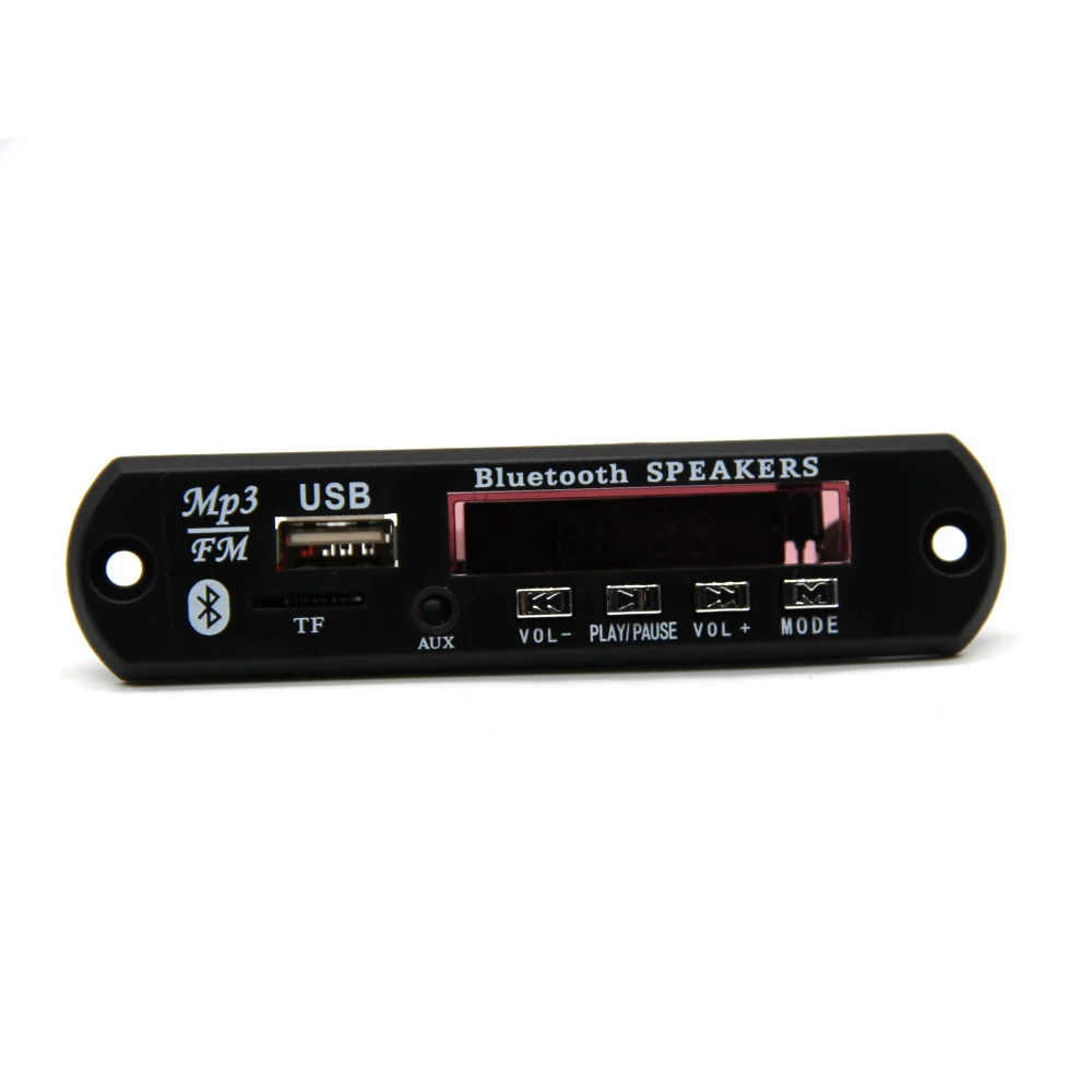Автомобильный аудио USB TF FM радиомодуль беспроводной Bluetooth 12 в MP3 WMA декодер плата