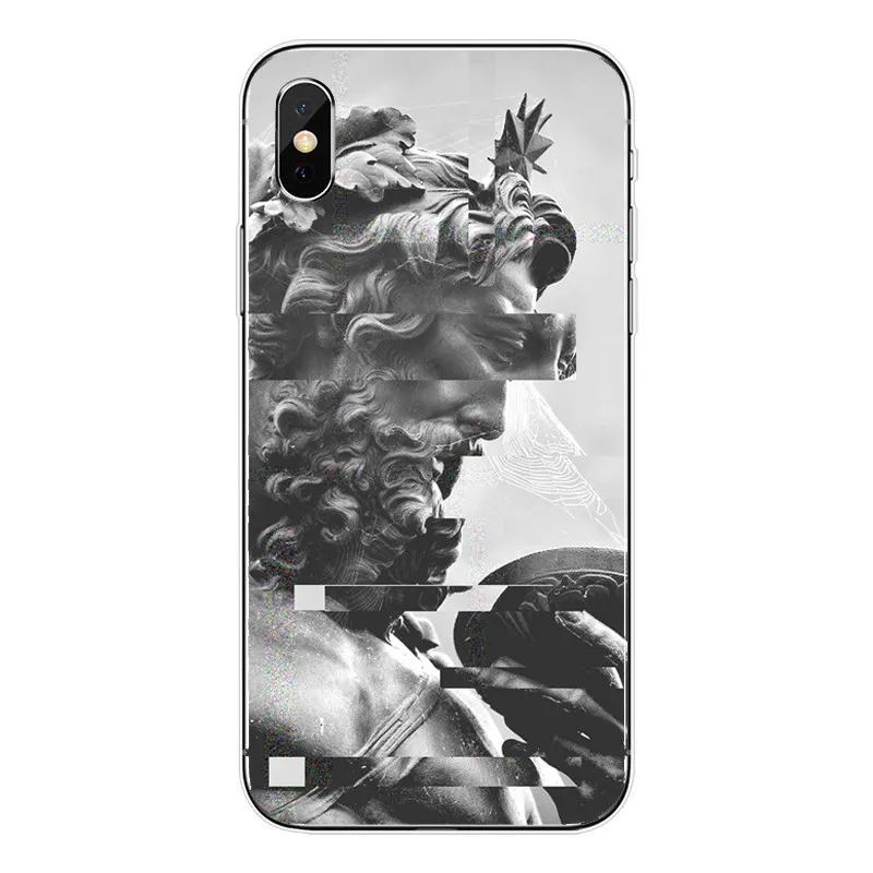 Римская Статуя глюк арт Медуза Vaporwave чехол для телефона Iphone 7 8 Plus XS XR11Pro MAX Funda Coque Case