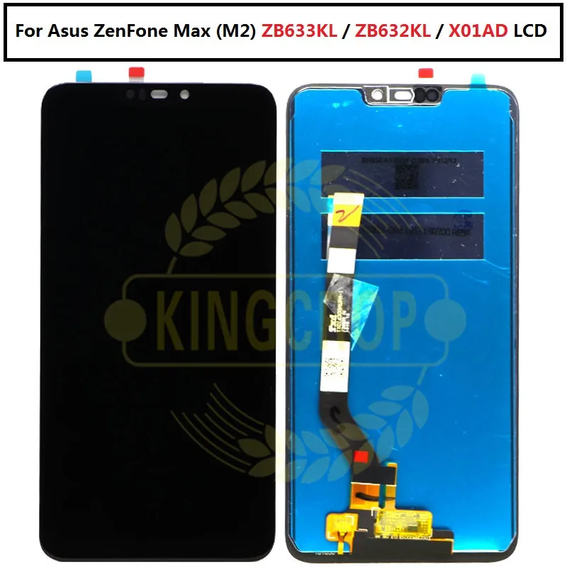 ЖК-дисплей 6 26 дюйма для Asus Zenfone Max M2 ZB633KL/ZB632KL X01AD экран с сенсорной панелью