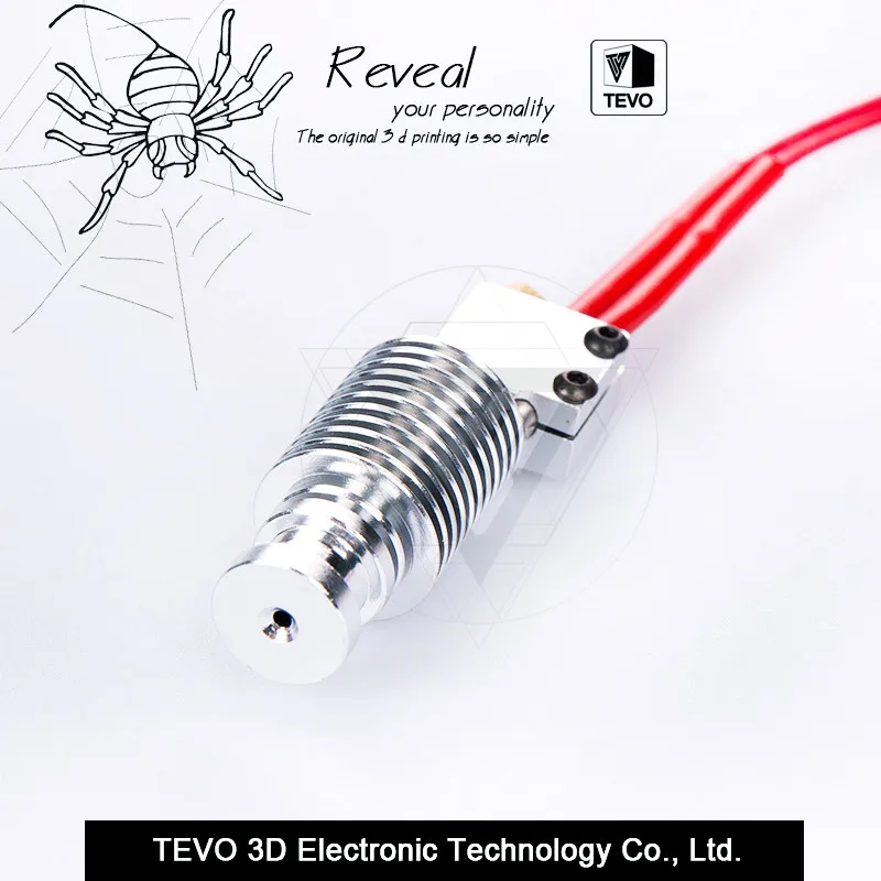 TEVO 3d принтер Hotend для тарантула Hotend наборы для Торнадо вулкан Hotend для маленького монстра для вспышки