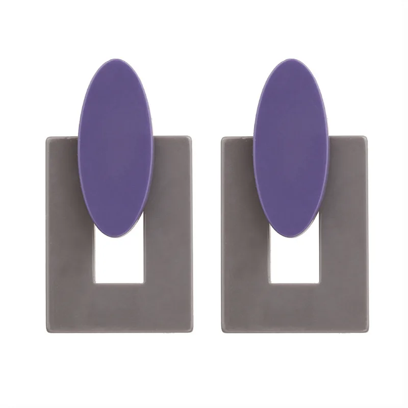 Новые дизайнерские акриловые серьги разных цветов длинные висячие для женщин