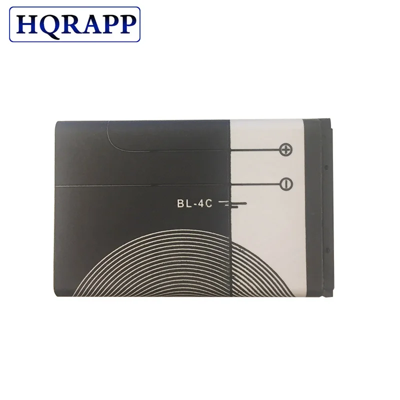 Новый 3 7 V BL-4C Аккумулятор для сотового телефона Nokia 1661 1662 3500C 6100 6102 6136 6170 6260 6300i 6301 |