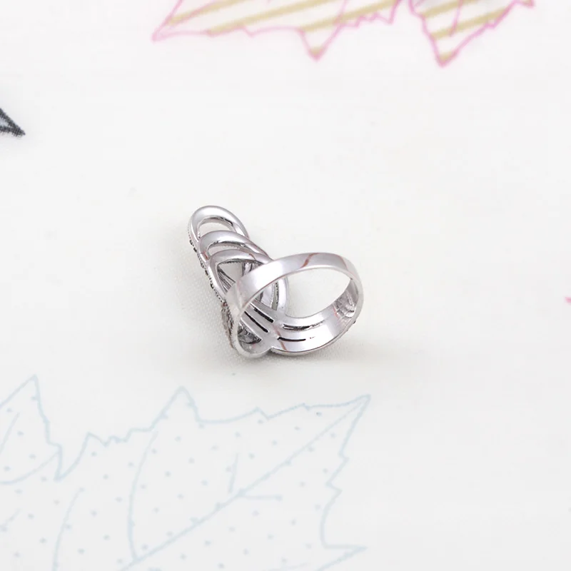 Женское Винтажное кольцо Ajojewel черные стразы в форме короны вечерние аксессуары