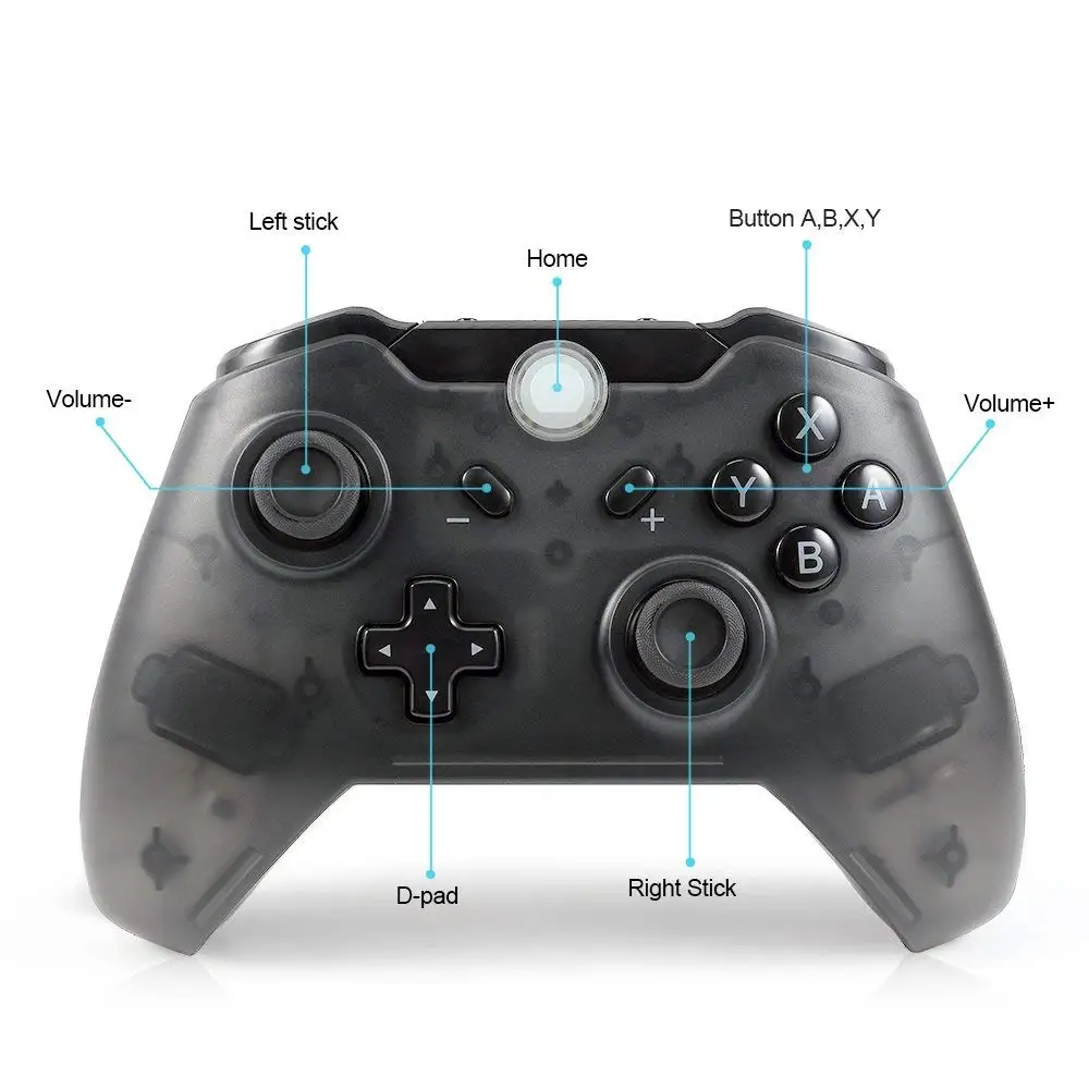 Беспроводной контроллер Pro для nintendo Switch bluetooth консоль NA14 поддерживает