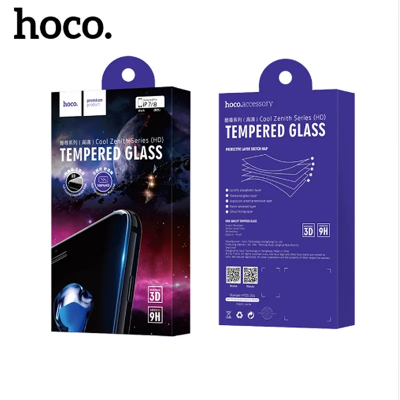 HOCO for Apple iPhone 7 8 PLUS 3D Tempered Glass Film 9H Screen Protector Protective Full Cover Touch Protection | Мобильные