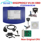 Digiprog 3 V4.94 FTDI FT232RL 93C46 программатор одометра Digiprog III OBD кабель с ST01 ST04 многоязычный Digiprog3 OBD