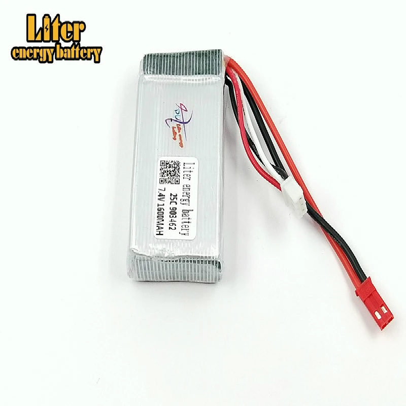 20 шт. 7 4 В 1600 мАч литиевые WLtoys V913 L959 L202 дней Yi TY923 Huajun HJ817 HJ816 903462 25c|Перезаряжаемые