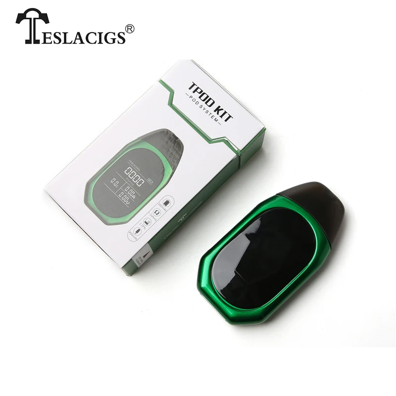 Оригинал Тесла TPOD комплект 2 мл Ёмкость картридж Pod 500 мАч Батарея Vape ручка Teslacigs T