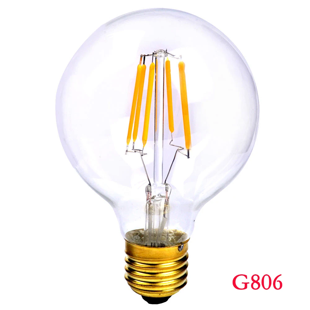 E14 E27 винтажные светодиодные лампы Эдисона ST64 T45 A60 COB декоративные накаливания