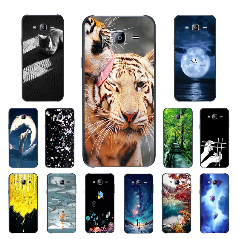 Soft Case for Samsung J7 2015 TPU Silicon Back Cover Phone Cases J700H J700F J700 Mammal Printing Bag |