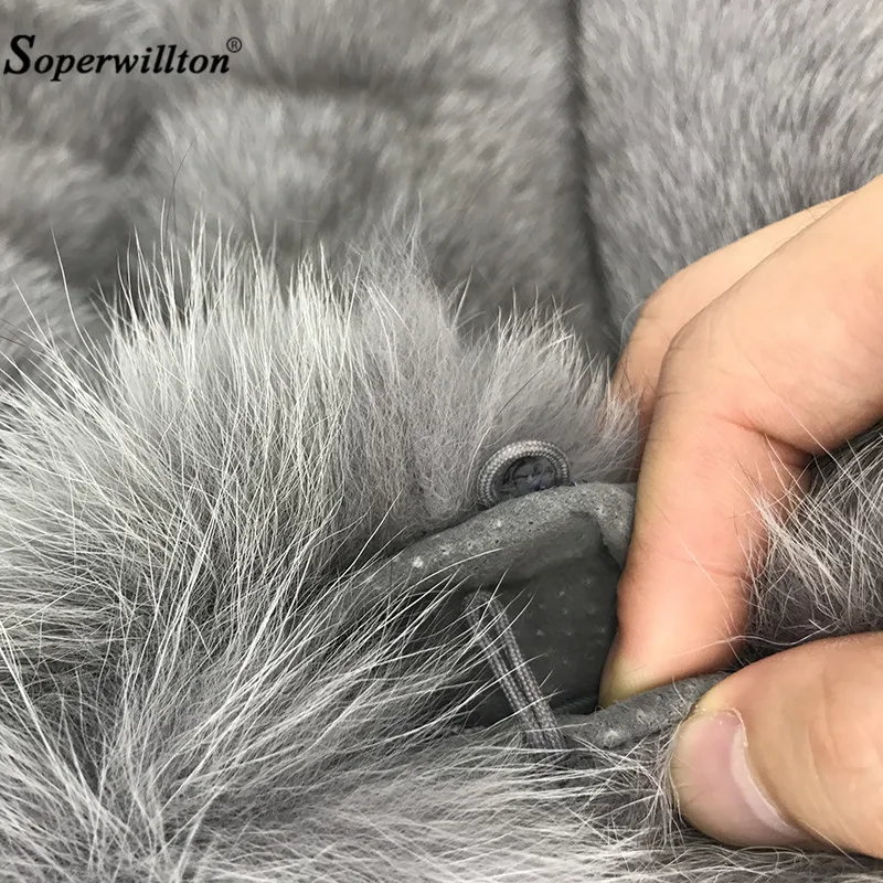 Soperwillton 10 цветов новинка 2018 теплые женские шубы из натурального Лисьего меха