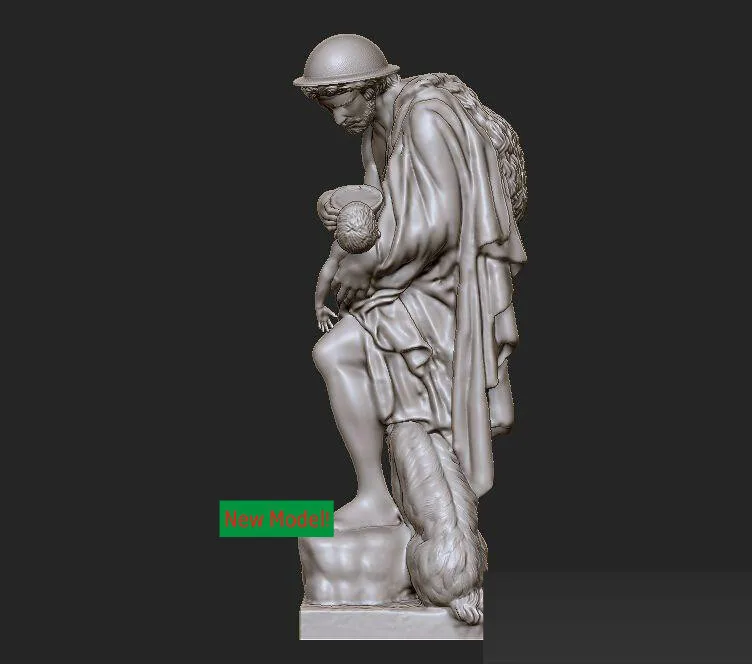 3d модель формат stl 3D скульптура с твердым вращением модели для станка ЧПУ Oedipus|3d