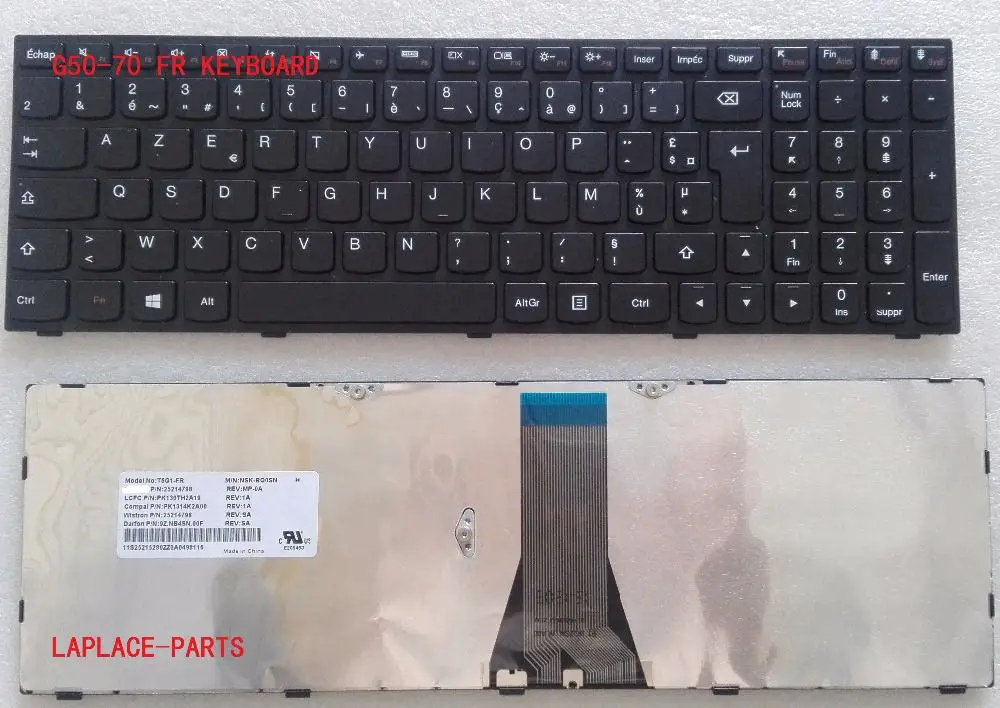 Новый подлинный французский клавьер для Lenovo клавиатура с клавиатурой и G50 70 B50 45 Z50