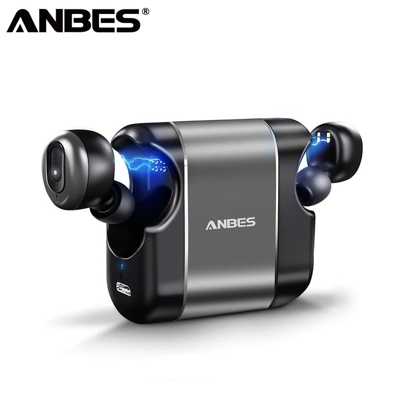 ANBES D41 наушники-вкладыши TWS Bluetooth наушники Беспроводной V5.0 гарнитура для samsung Iphone