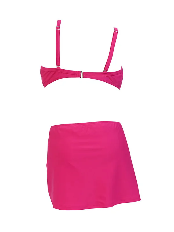 Европейский женский купальник Танкини большого размера с высокой талией большие