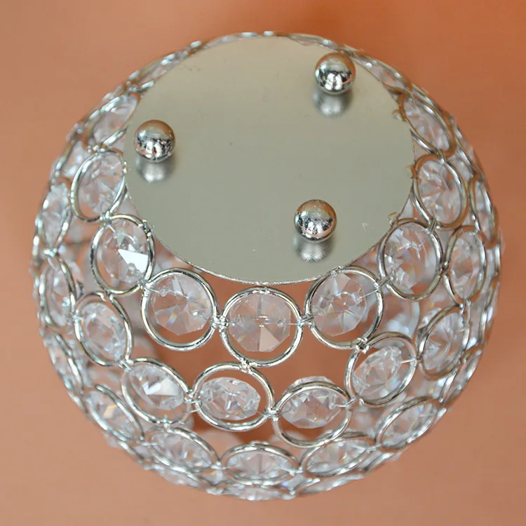 Хрустальный глобус Bling Tealight Votive подсвечники свадебные центральные лампы|centerpiece