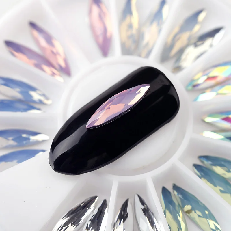Синева 6 видов цветов Jewelry Стразы для Гвозди Книги по искусству Аксессуары