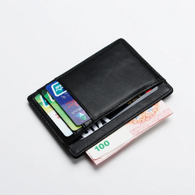 Кошелек из натуральной кожи с блокировкой Rfid для кредитных карт защита