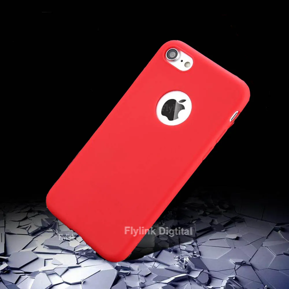 Ультратонкий Мягкий силиконовый чехол из ТПУ для iPhone 5 6 7 8 полный защитный