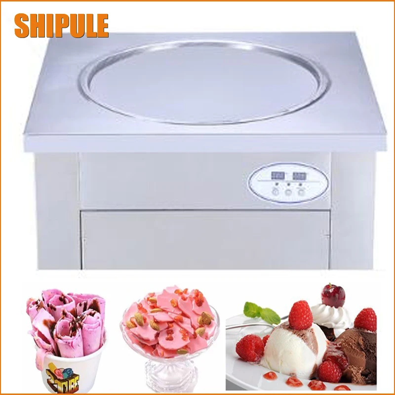 Коммерческий йогурт для жареного молока машина приготовления мороженого одна