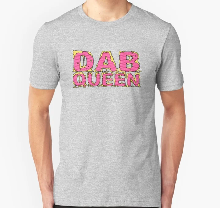Мужская футболка с коротким рукавом Dab Queen женская футболка|Мужские футболки| |