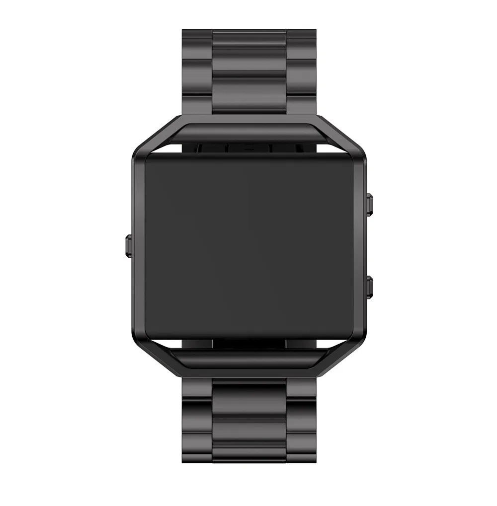 Замена нержавеющей стали наручные часы ремешок рамка для Fitbit Blaze gear s3 классический браслет для часов нержавеющая сталь