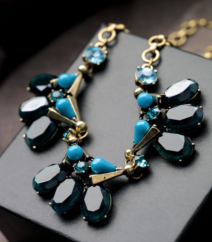 Воротники-ожерелья Женские Геометрические из полимерного стекла | Украшения и