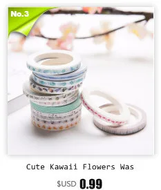 Kawaii аниме одна деталь Васи Лента Скрапбукинг DIY декоративная Маскировочная клейкая лента, наклейка канцелярская клейкая лента Papelaria Escolar