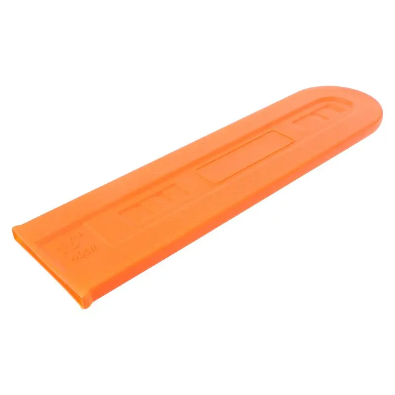 OOTDTY 16" Orange Chainsaw Bar Cover Guide Plate Protector Chain Guard Case for Agriculture Supplies Accessories