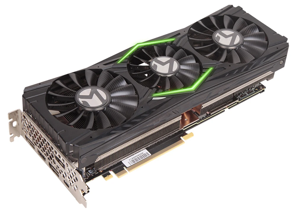 Графическая карта MAXSUN RTX 2080 Ti 11G GDDR6 NVIDIA 352bit 12nm 1350MHz 14000MHz Turing TU102 HDMI+ 3* DP+ type-C 4352