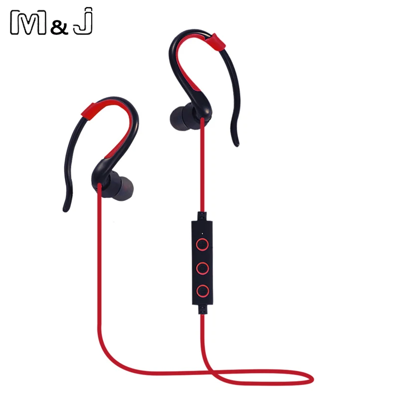 M &amp J Беспроводная Bluetooth 4 1 Гарнитура стерео спортивные наушники студийная музыка
