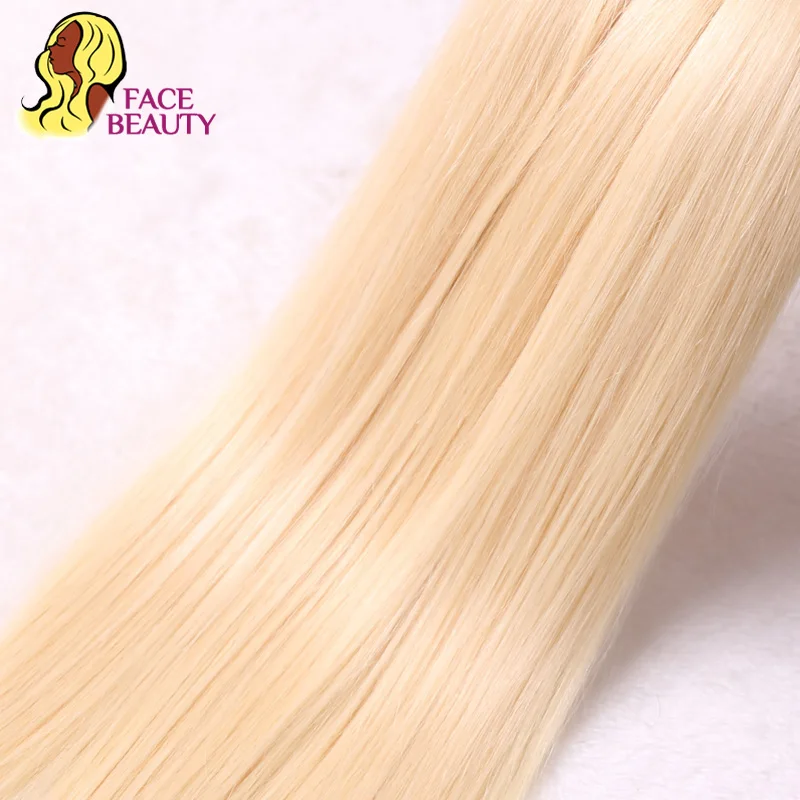 Facebeauty 613 бразильские светлые прямые человеческие волосы Remy 360 кружевные