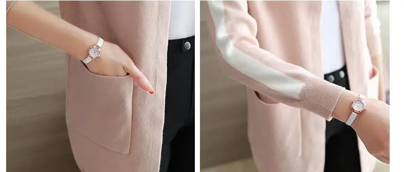 

2021 spring and autumn winter with New style fashion Long sleeve Women's Sweater coat