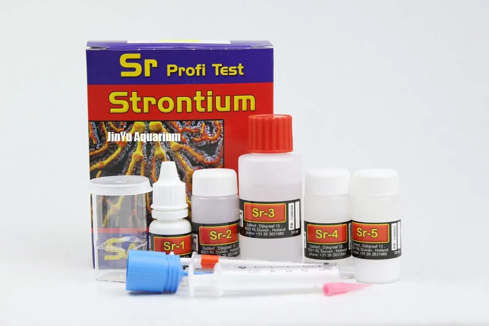 Тестовый набор Salifert Ca кальций Cu I2 KH Mg NH4 аммиак NO2 нитрит NO3 Nitrate PH PO4 Sr калий вода