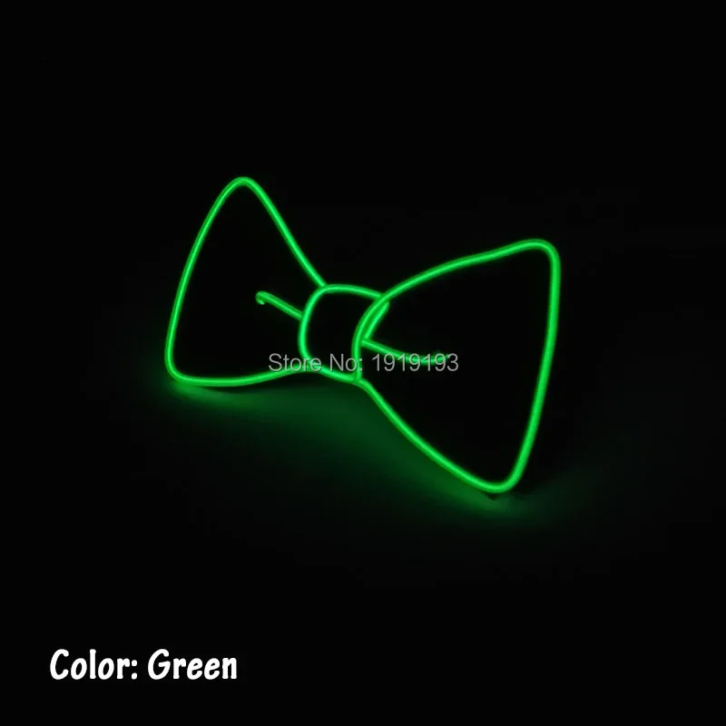 Недорогой! Модный дизайн со звуком активный светящийся светодиодный бантик 10