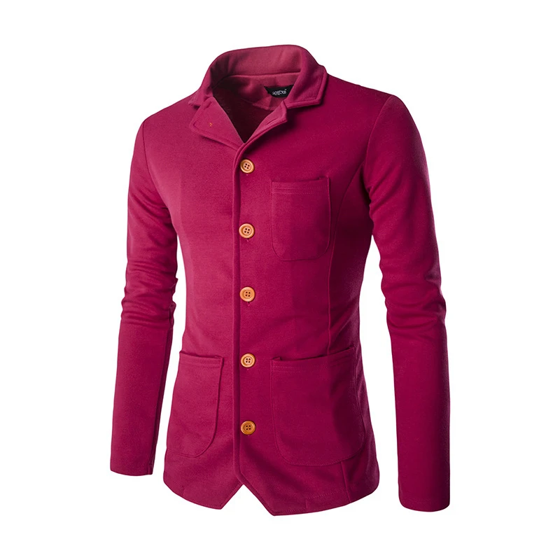 Подростков И Студентов Мода Повседневная Костюмы Slim Fit Человек Однобортный