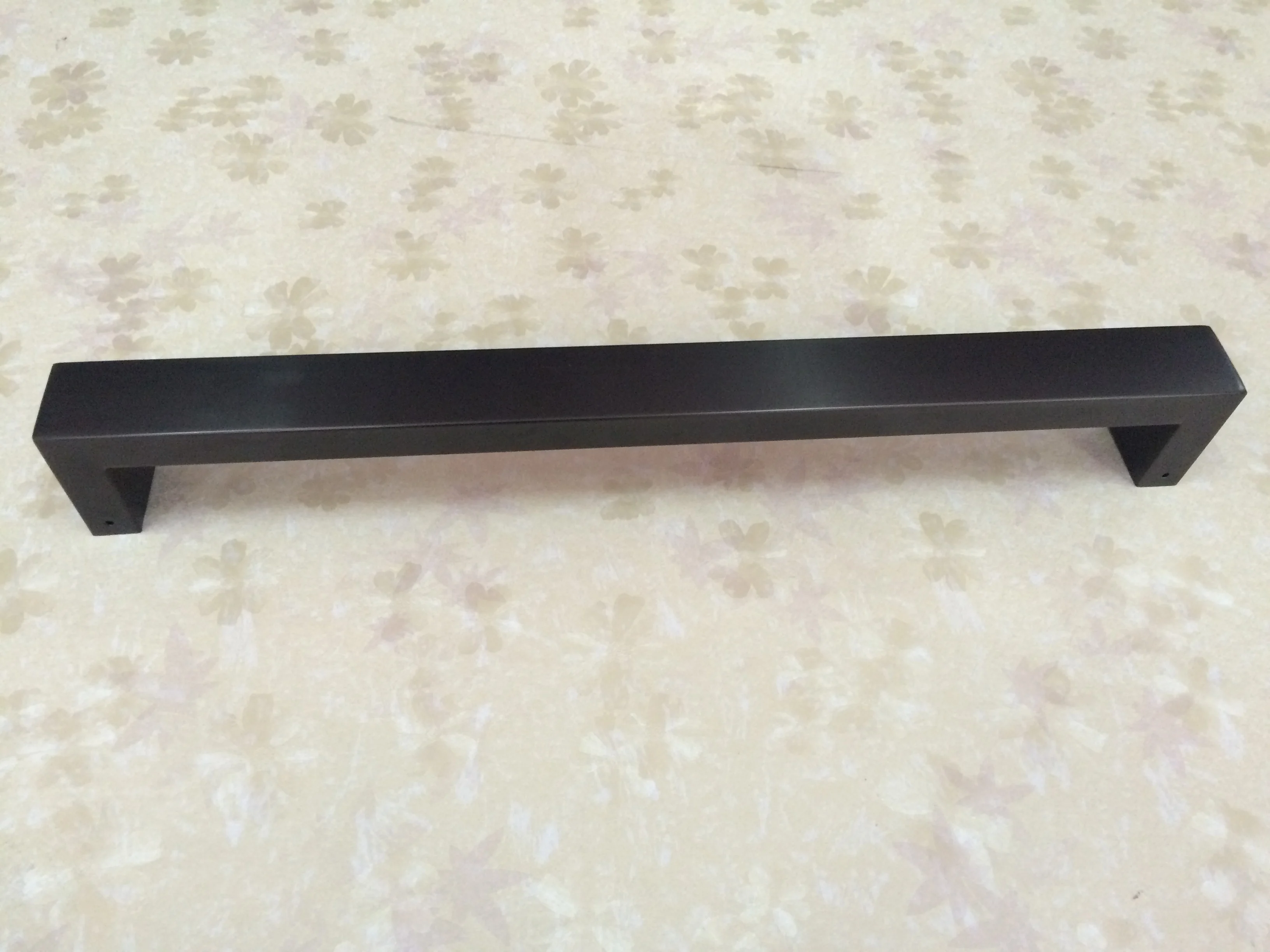 

Free shipping Black Heated Towel Rail Single Bar Towel Warmer Stainless Steel Towel Bar HZ-924