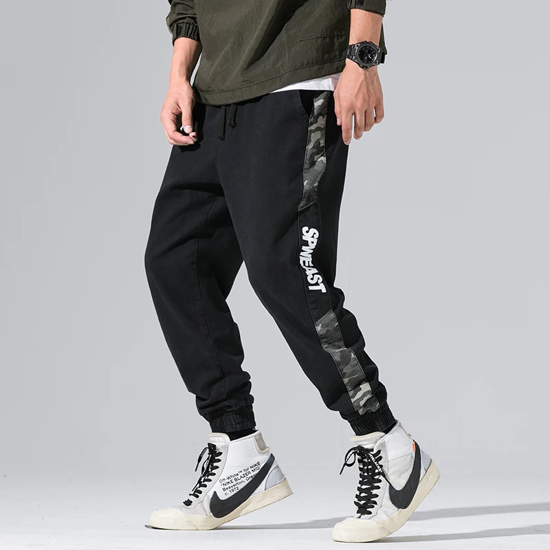 Мужские брюки осень 2018 Новый интерьер камуфляж цвет японский луч ноги Слаксы