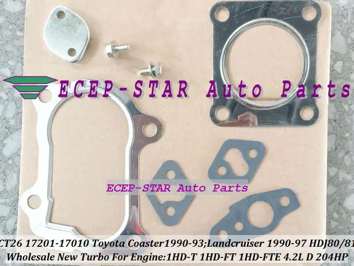 CT26 17201 17010 Турбокомпрессор Для TOYOTA Landcruiser HDJ80 HDJ81 1990 97 COASTER 93 1HD T FT 4.2L|turbocharger ford|turbocharger