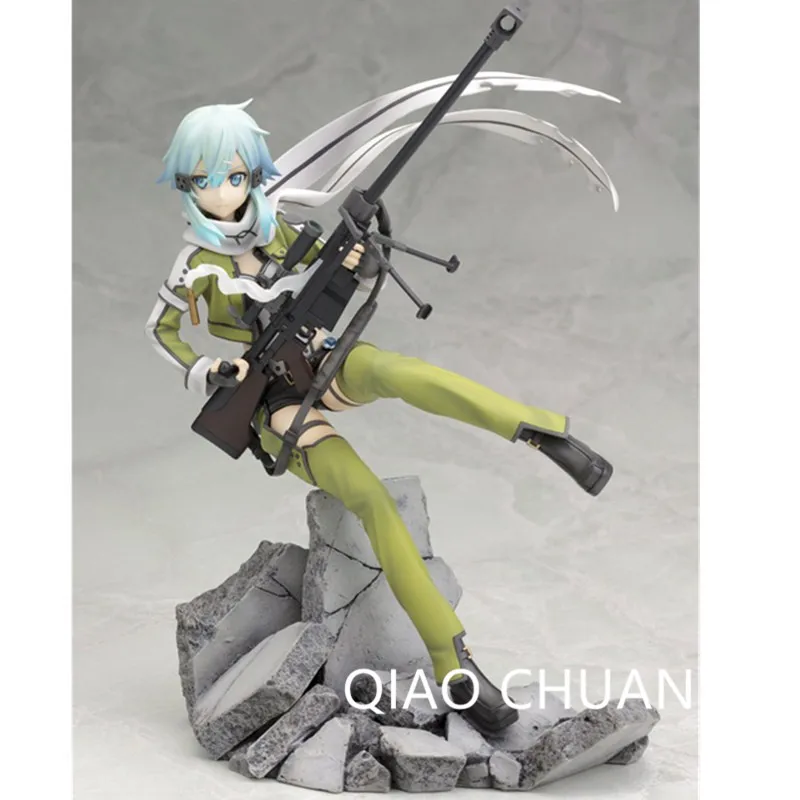 Sword Art Online II аниме сексуальные фигурки игры Asada Shino Gun Gale GGO Sinon ПВХ фигурка
