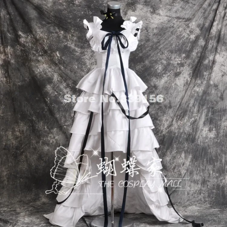 Горячая Распродажа аниме Chobits Косплей костюмы Чобиты Чии косплей платье Белый